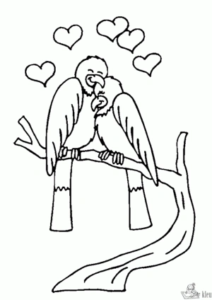 Liefde 7 kleurplaat