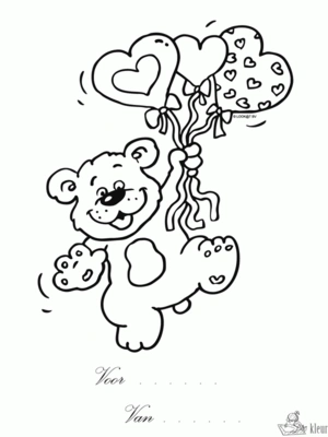 Liefde 9 kleurplaat