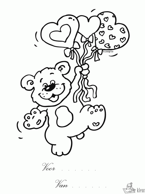Liefde 9 kleurplaat