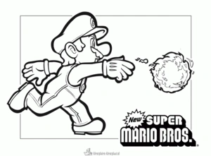 Mario 29 kleurplaat
