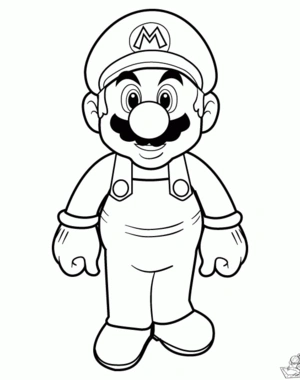 Mario 49 kleurplaat
