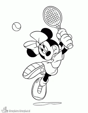 Minnie mouse 19 kleurplaat