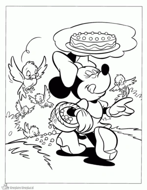 Minnie mouse 21 kleurplaat