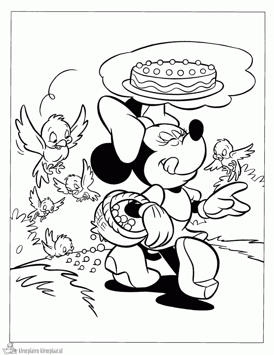 Minnie mouse 21 kleurplaat