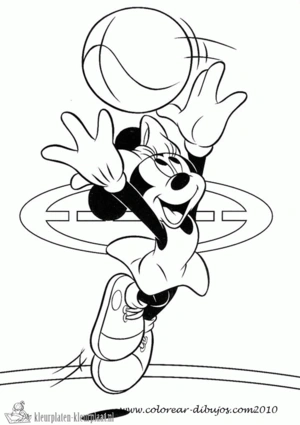 Minnie mouse 24 kleurplaat