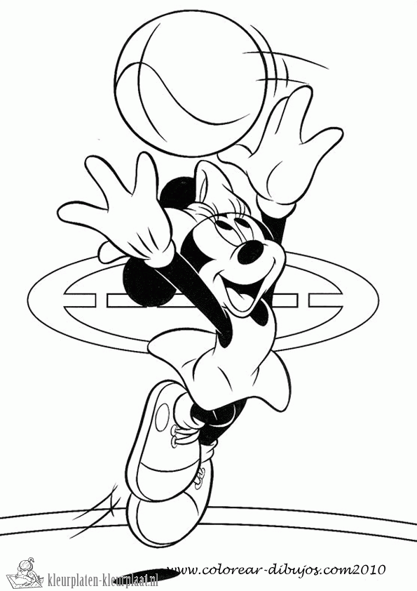 Minnie mouse 24 kleurplaat