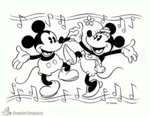Minnie mouse 28 kleurplaat