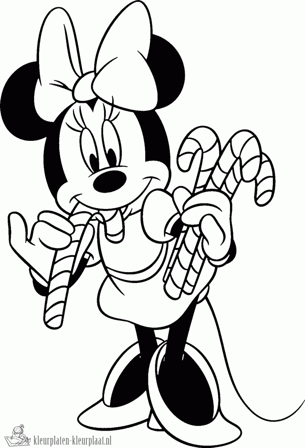 Minnie mouse 7 kleurplaat