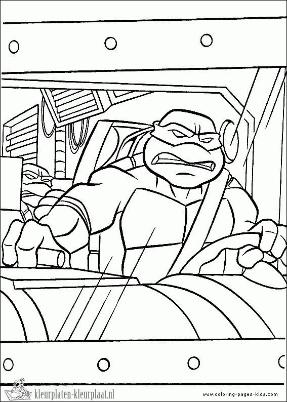 Ninja turtles 11 kleurplaat