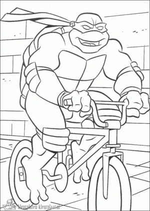 Ninja turtles 18 kleurplaat