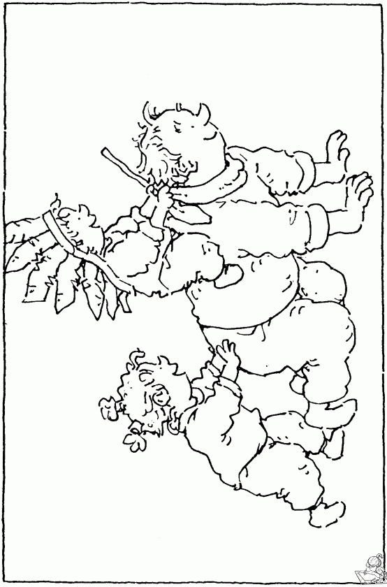 Peuters 12 kleurplaat