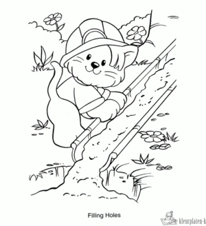 Peuters 14 kleurplaat