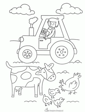 Peuters 2 kleurplaat