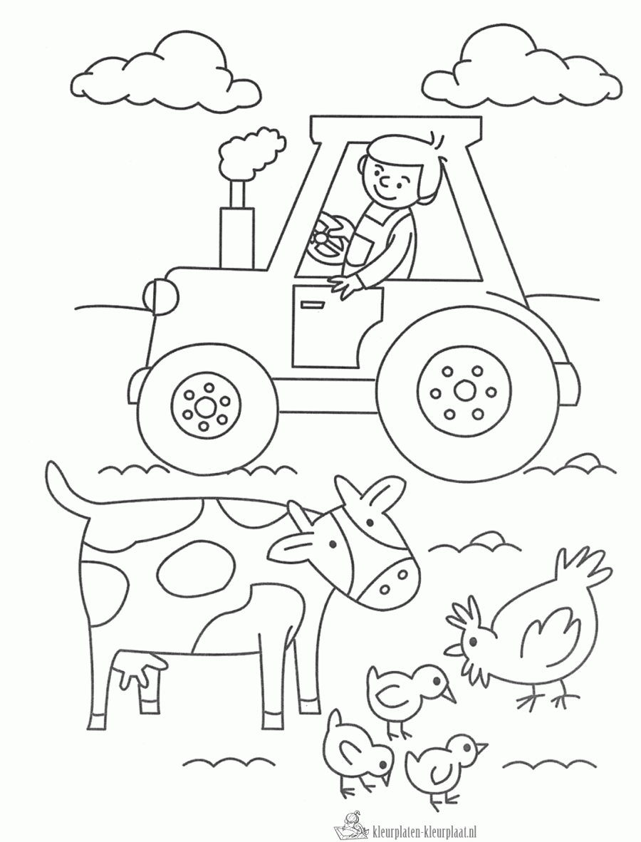 Peuters 2 kleurplaat