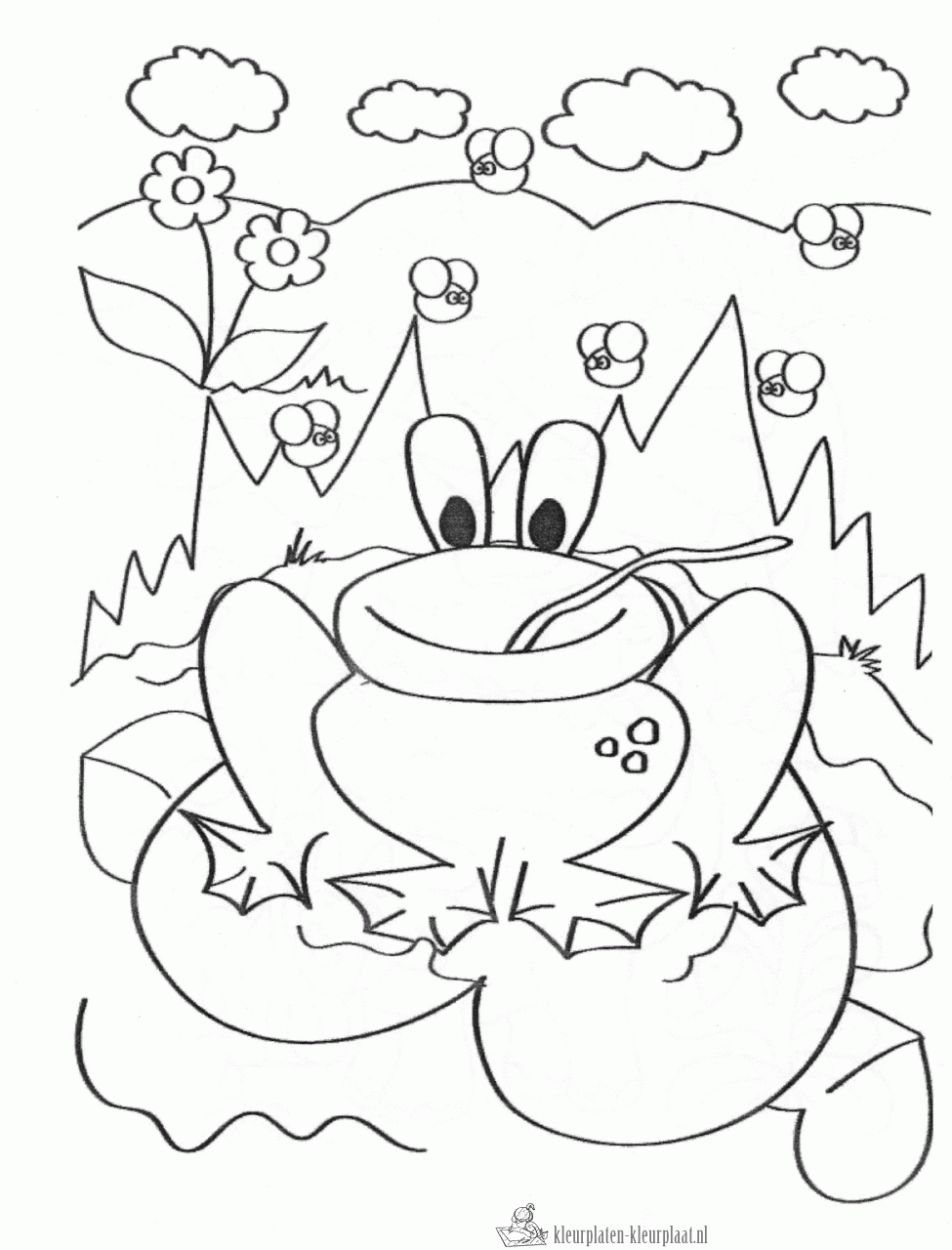 Peuters 21 kleurplaat