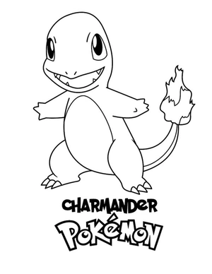 Charmander 2 kleurplaat