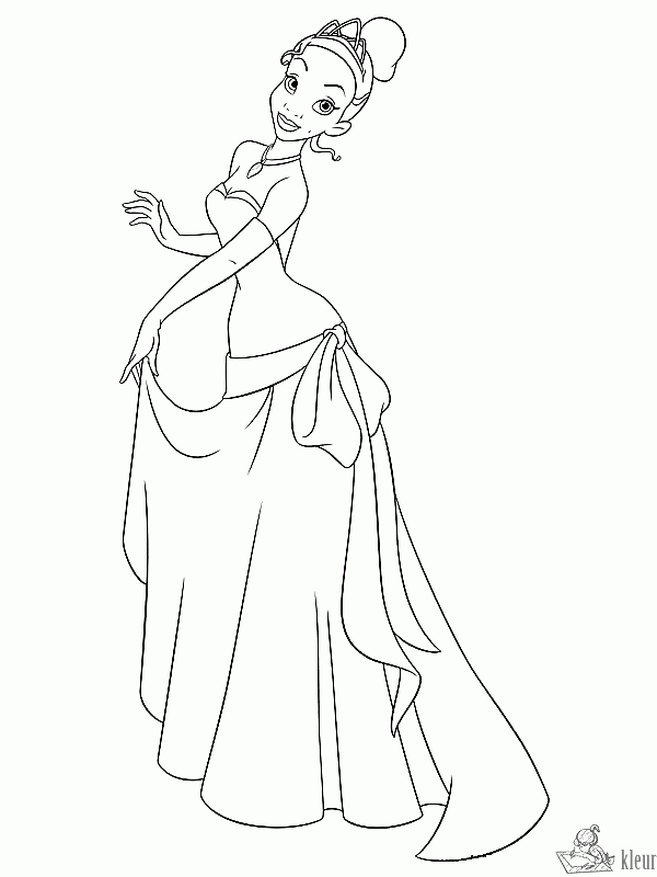 Prinses 11 kleurplaat