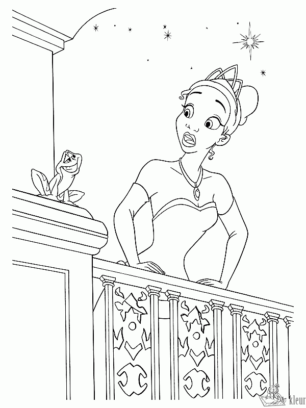 Prinses 12 kleurplaat