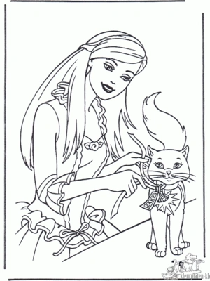 Prinses 2 kleurplaat