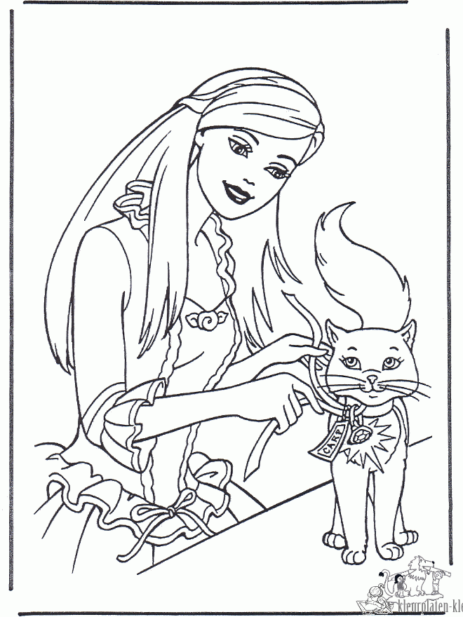 Prinses 2 kleurplaat
