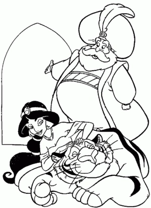 Prinses 21 kleurplaat