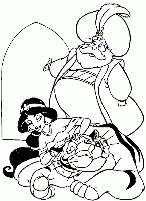 Prinses 21 kleurplaat