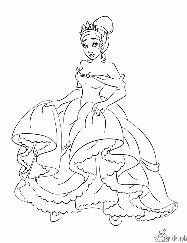 Prinses 33 kleurplaat