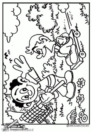 Raceauto 13 kleurplaat