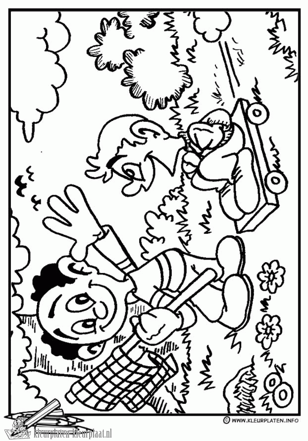 Raceauto 13 kleurplaat