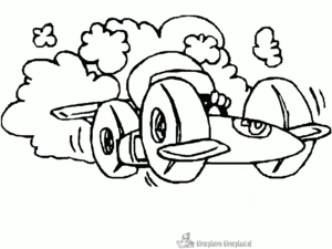 Raceauto 15 kleurplaat