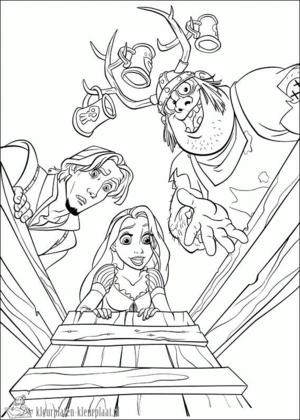 Rapunzel 26 kleurplaat