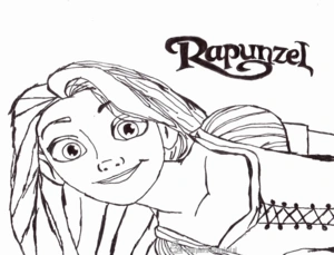 Rapunzel 33 kleurplaat