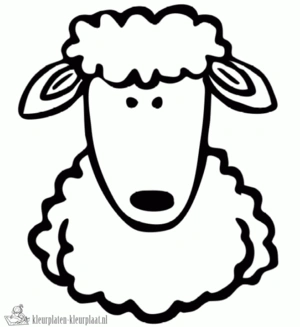 Schaap 31 kleurplaat