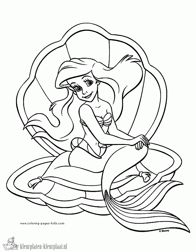 Schelpen 22 kleurplaat