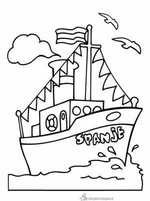 Sinterklaas 149 kleurplaat