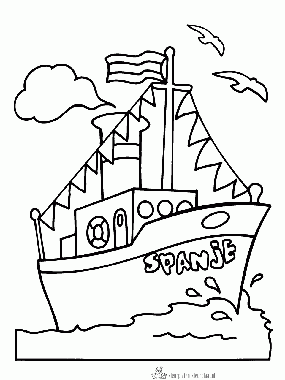 Sinterklaas 149 kleurplaat