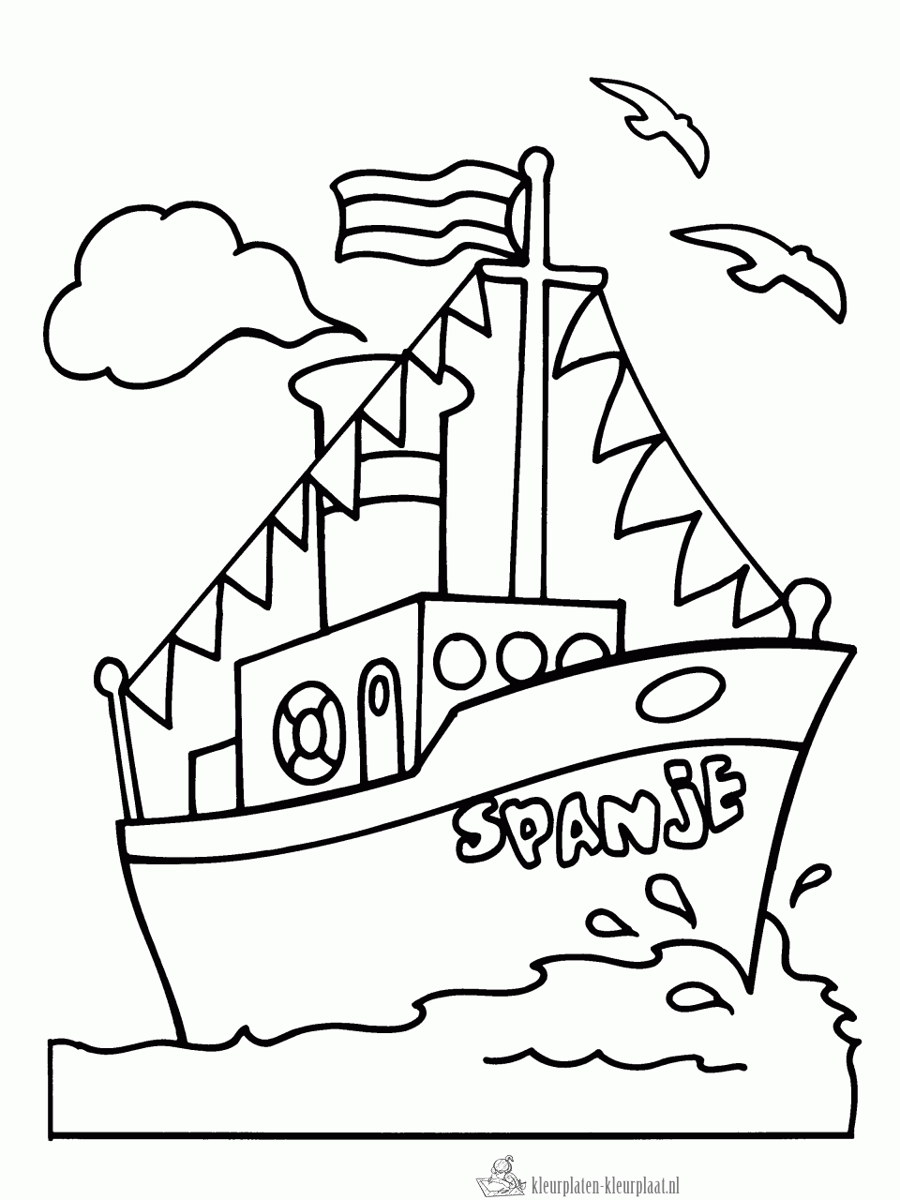 Sinterklaas 149 kleurplaat