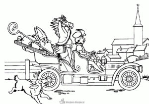 Sinterklaas 202 kleurplaat