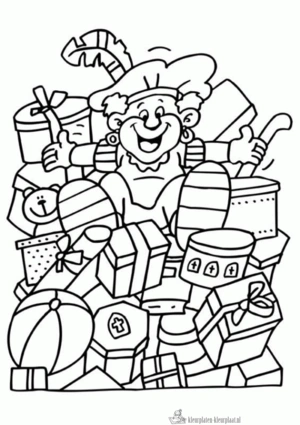 Sinterklaas 27 kleurplaat