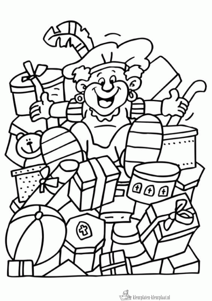 Sinterklaas 27 kleurplaat