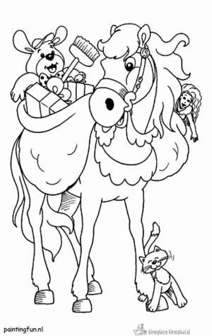 Sinterklaas 40 kleurplaat