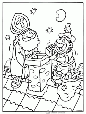 Sinterklaas 79 kleurplaat