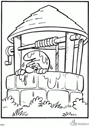 Smurfen 18 kleurplaat
