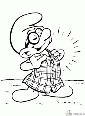 Smurfen 19 kleurplaat