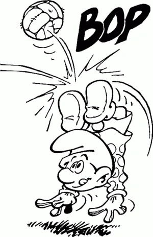 Smurfen 39 kleurplaat