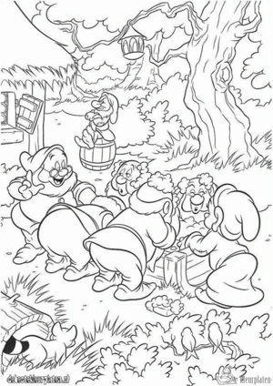 Sneeuwwitje 31 kleurplaat