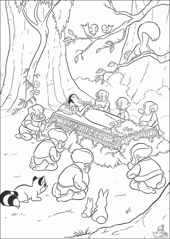 Sneeuwwitje 36 kleurplaat