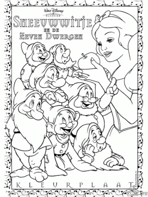 Sneeuwwitje 46 kleurplaat