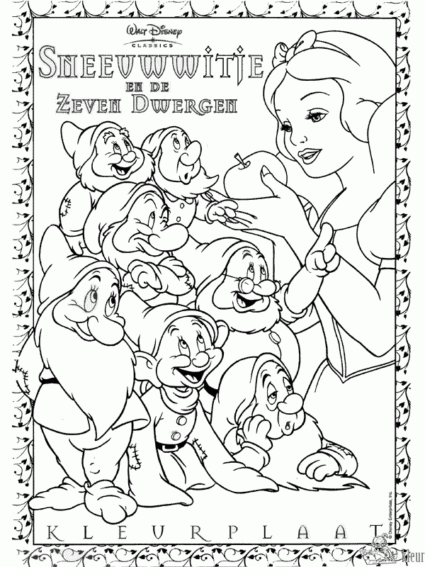 Sneeuwwitje 46 kleurplaat
