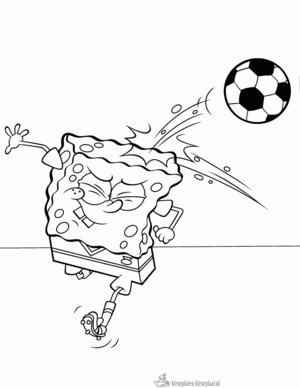 Spongebob 23 kleurplaat